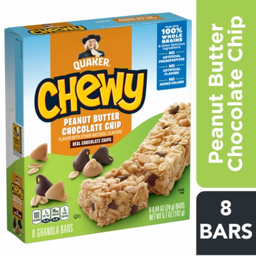 Quaker Chewy® Peanut Butter Chocolate Chip Granola Bars