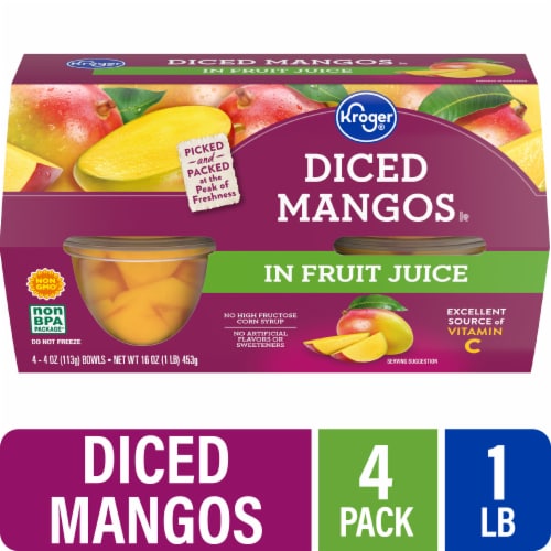 Kroger® Diced Mango Cups in 100% Juice