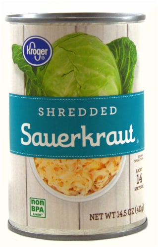 Kroger Shredded Sauerkraut - 14.5oz can
