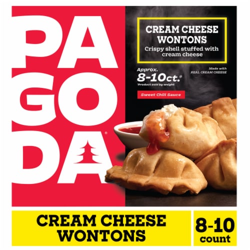 Pagoda Frozen Cream Cheese Wontons with Sweet Chili Sauce