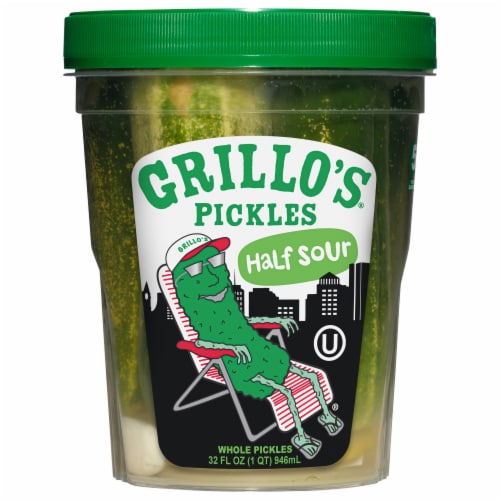 Grillo's Pickles® Half Sours Whole Pickles