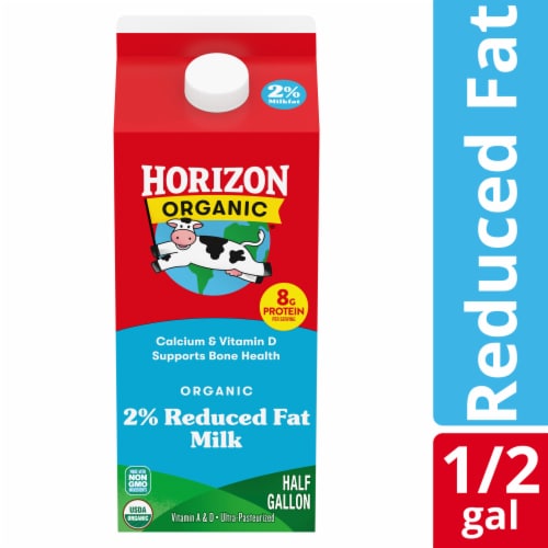 Horizon Organic Vitamin D 2 Percent Milk - Vitamin D Reduced Fat Milk