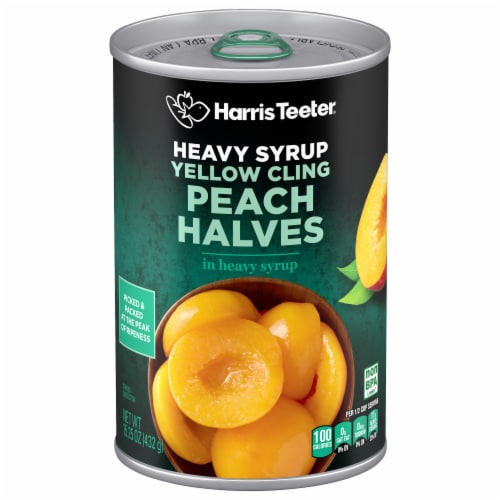 Harris Teeter® Yellow Cling Peach Halves In Heavy Syrup