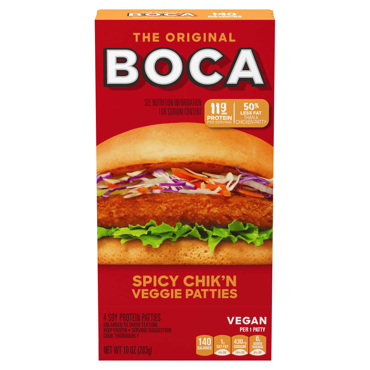 Spicy Vegan Chik'n Veggie Patties