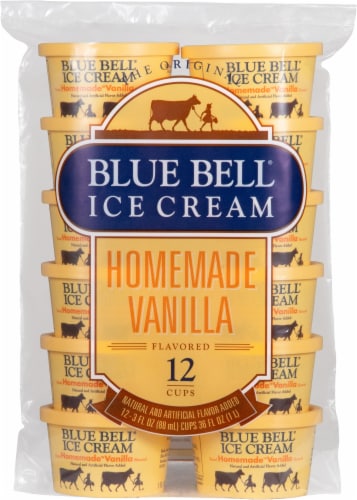 Blue Bell® Homemade Vanilla Ice Cream Cups