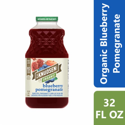 R.W. Knudsen Organic Blueberry Pomegranate 100% Juice Bottle