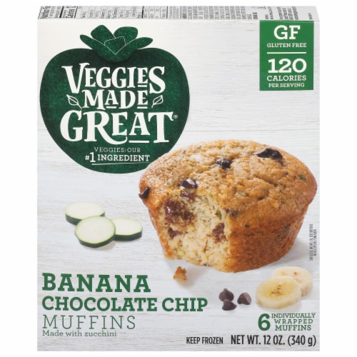 Garden Lites Veggie Made Great Banana Chocolate Chip Zucchini Muffins