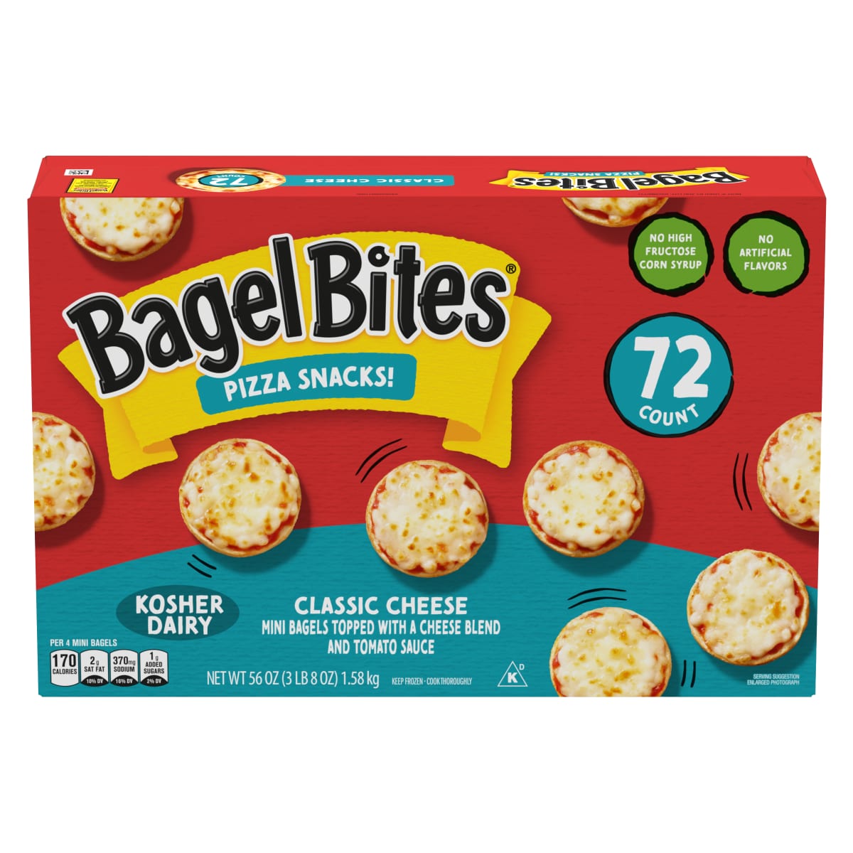 Classic Cheese Mini Pizza Bagel Frozen Snacks
