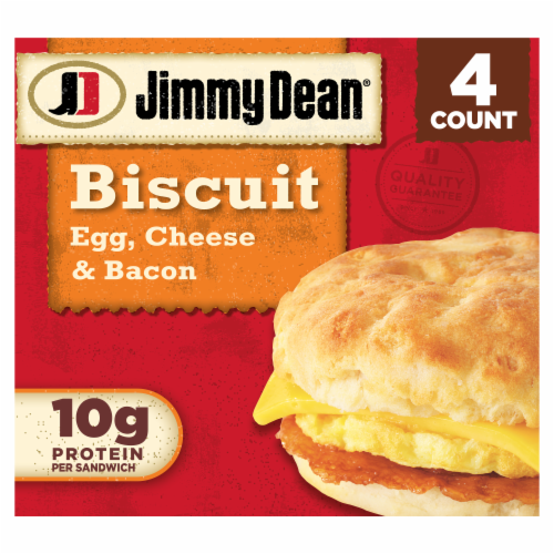 Jimmy Dean® Bacon Egg & Cheese Biscuit Frozen Breakfast Sandwiches