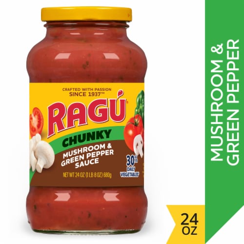 Ragu® Chunky Mushroom & Green Pepper Pasta Sauce