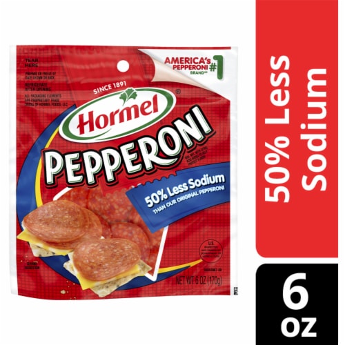 HORMEL 50% Less Sodium Pepperoni