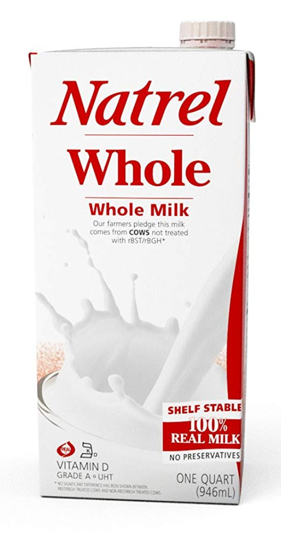 Natrel Whole Milk Shelf Stable 32 oz