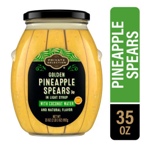 Private Selection® Pineapple Spears in Light Syrup With Coconut Water