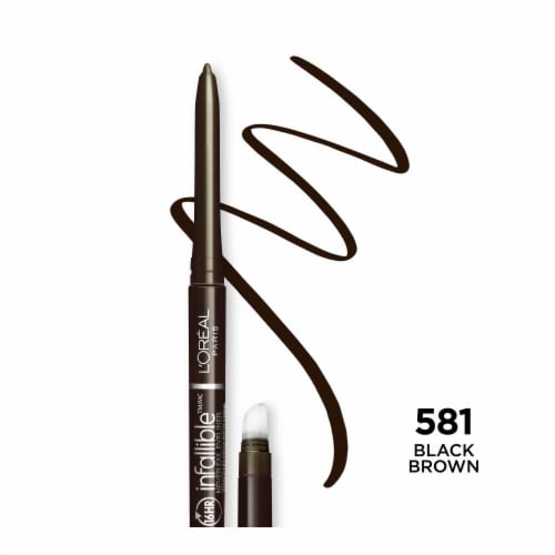 L'Oreal Paris Infallible Never Fail Pencil Eyeliner 581 Black Brown