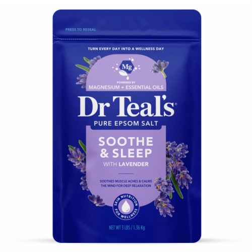 Dr Teal's® Soothe & Sleep with Lavender Epsom Salt Magnesium Soak