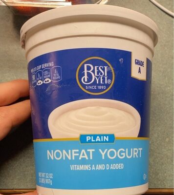 Best Yet Yogurt Nonfat Plain