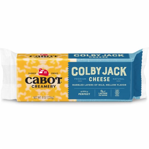 Cabot Creamery Colby Jack Cheese Block
