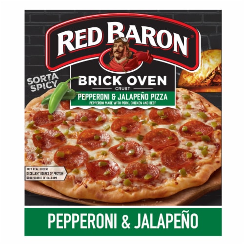 Red Baron Pepperoni & Jalapeño Brick Oven Crust Frozen Pizza