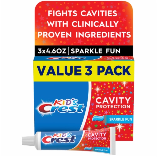 Crest Kids Sparkle Fun Flavor Cavity Protection Toothpaste