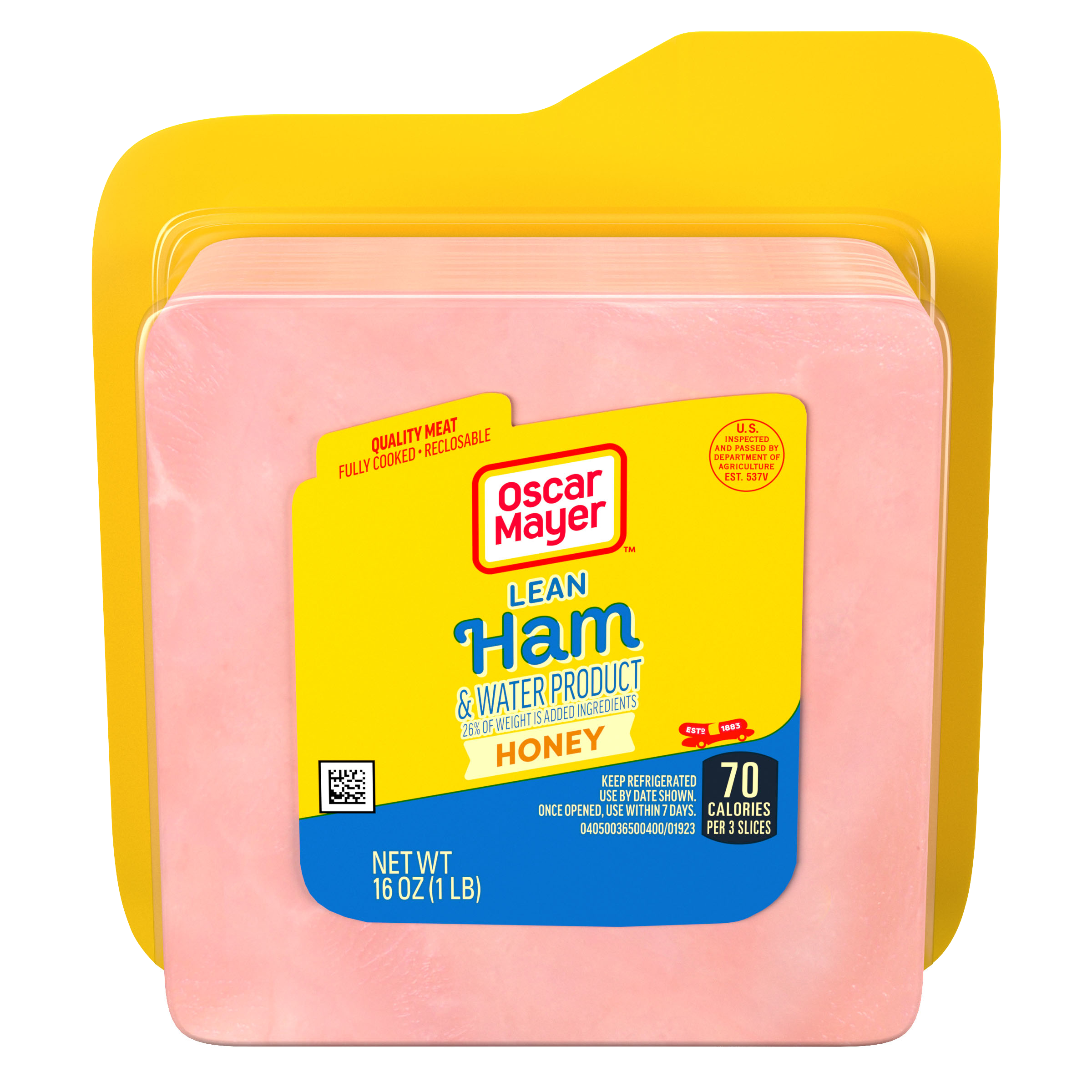 Lean Honey Ham Sliced Deli Meat with Added Water
