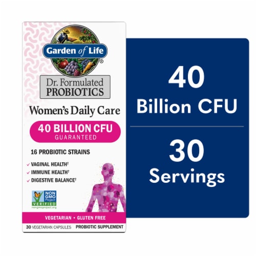 Garden of Life® Dr. Formulated Women's Daily Care Probiotics Non-GMO Gluten-Free Capsules