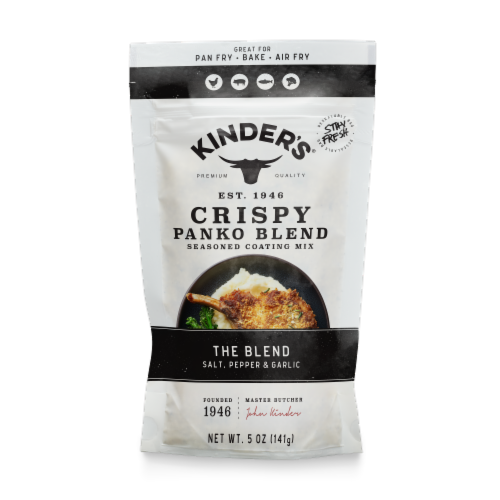 Kinder's The Blend Salt Pepper & Garlic Panko Seasoned Coating Mix