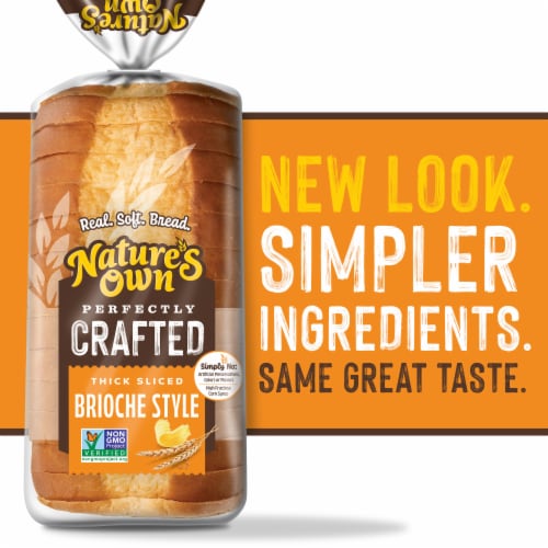 Nature's Own Perfectly Crafted Non-GMO Brioche Style Bread