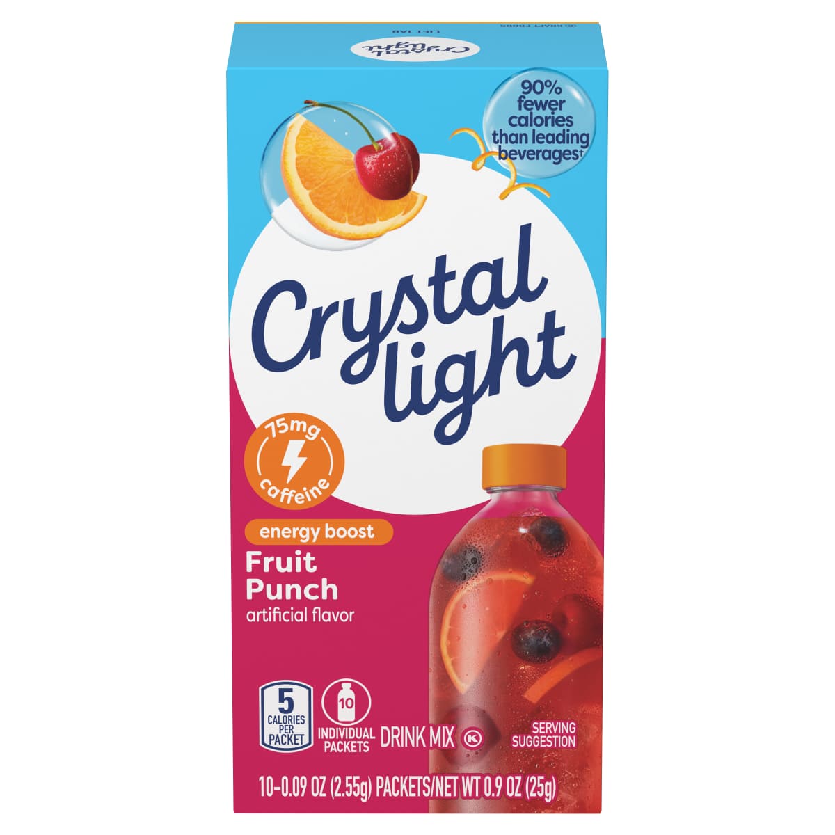 Energy Boost Fruit Punch Powdered Drink Mix