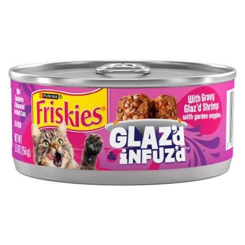 Friskies Glaz’d and Infuz’d With Gravy Glaz’d Shrimp Flavored Wet Food for Cats