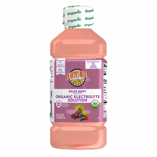 Earth's Best Organic Electrolyte Solution Concord Grape with Zinc