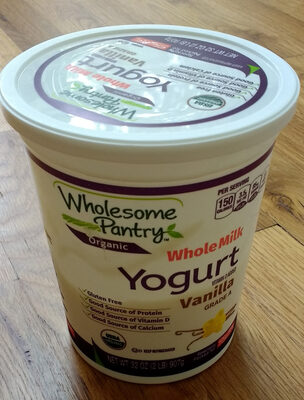 Wholesome Pantry Organic Whole Milk Vanilla 32oz