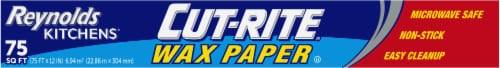 Reynolds Kitchens Wax Paper Food Wrap 12 INCH 75 Square Feet White 1 PACK 1 Count