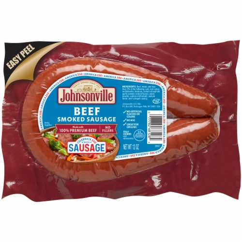 Johnsonville Beef Smoked Rope Sausage