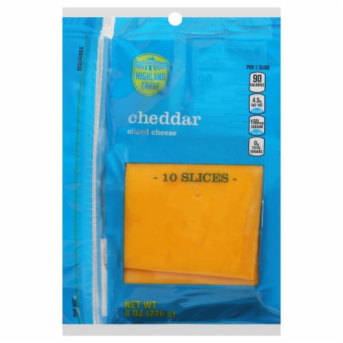 Highland Crest Mild Cheddar Sliced Cheese