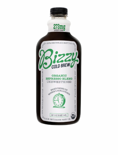 Bizzy® Organic Espresso Blend Ready to Drink Cold Brew Coffee