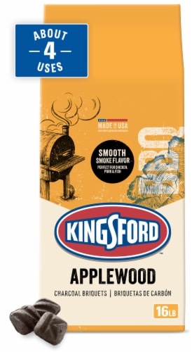 Kingsford Applewood Charcoal Briquettes, BBQ Charcoal for Grilling