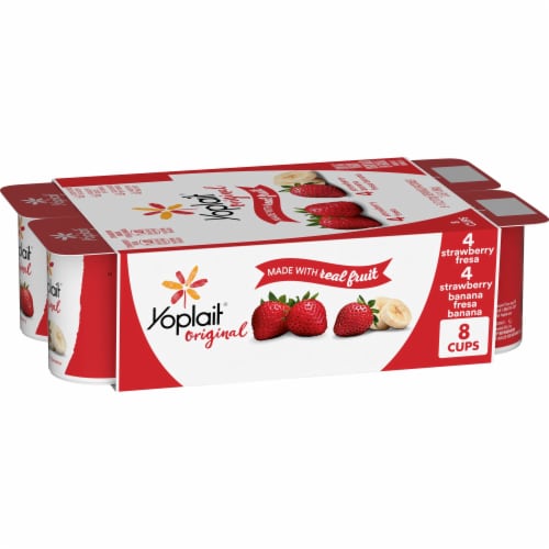 Yoplait™ Original Low Fat Strawberry and Strawberry Banana Yogurt Cups