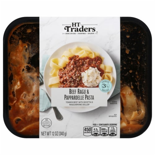 HT Traders™ Beef Ragu & Pappardelle Pasta Meal
