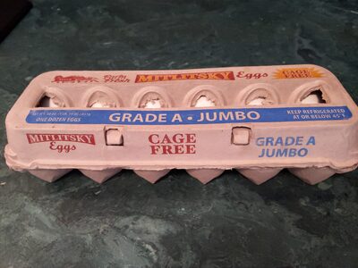 Fresh Farm Mitlitsky Jumbo White Eggs 1dz