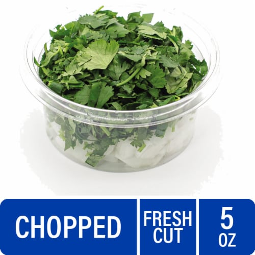 Cilantro With White Onions Chopped Fresh Cut In Store Daily