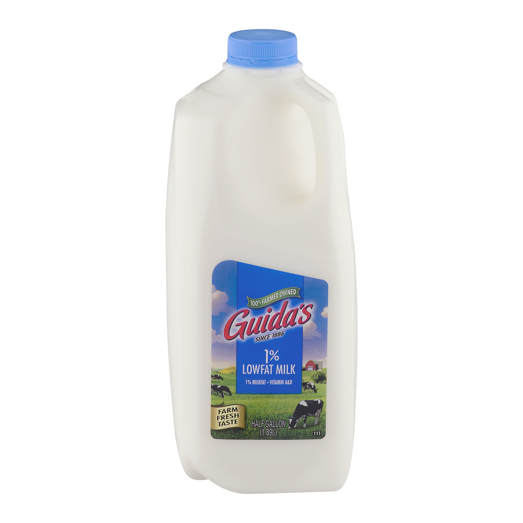 Guida 1% Lowfat Milk-Half gallon