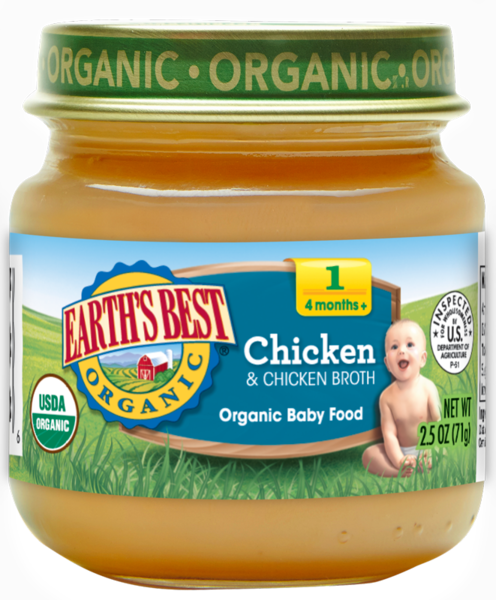 Earth's Best Organic Chicken Puree in Broth