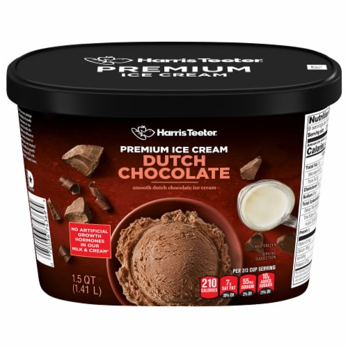 Harris Teeter® Premium Dutch Chocolate Ice Cream Tub