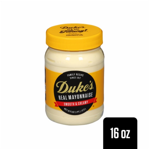 Duke's® Real Mayonnaise, 16 oz Jar, Smooth & Creamy Mayo