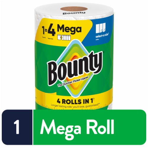 Bounty Paper Towels Select-A-Size White