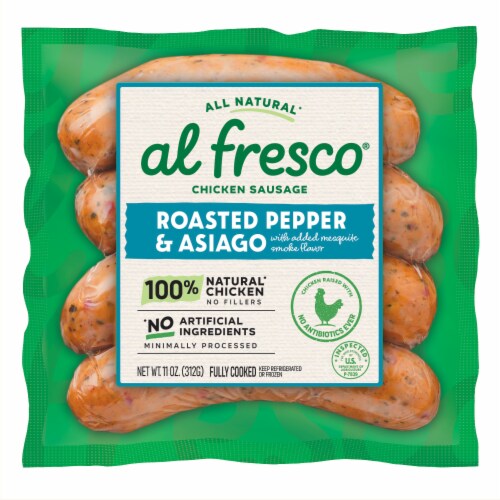 Al Fresco® Roasted Pepper & Asiago Chicken Sausage Links