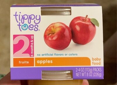 Tippy Toes Apple Plastic Twin-pack 2-4oz
