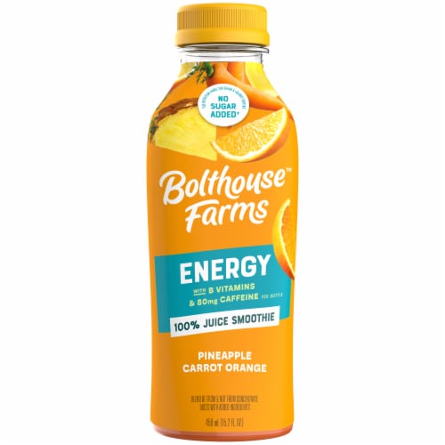 Bolthouse Farms Energy Pineapple Carrot Orange 100% Juice Smoothie