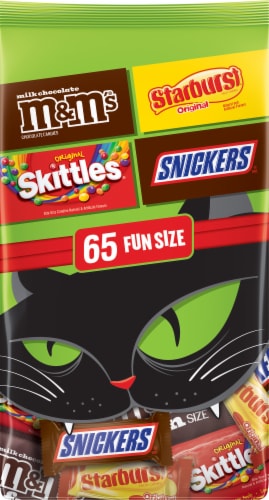 M&M's® Snickers® and Starburst® Assorted Chocolate Halloween Candy Fun Size Bag