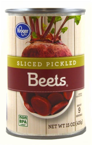 Kroger Sliced Pickled Beets - 15oz can